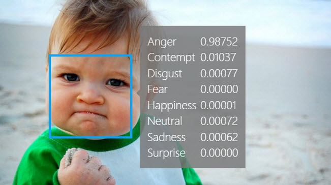 شما هم می‌توانید با رفتن به لینک زیر، عکس دلخواهتان را به این سرویس معرفی کنید تا مایکروسافت با هوش مصنوعی برایتان احساسات چهره مو