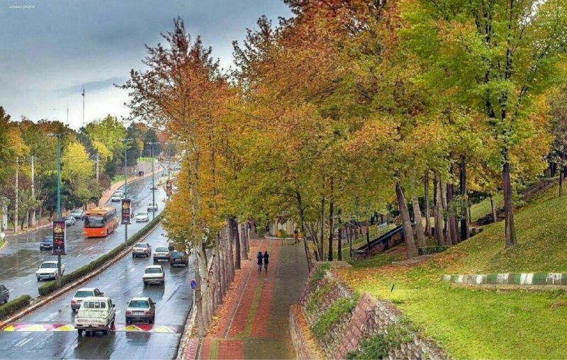 🍂 نمایی زیبا از شهر سنندج در استان کردستان.. ✅ دیدنی‌های جالب ایران