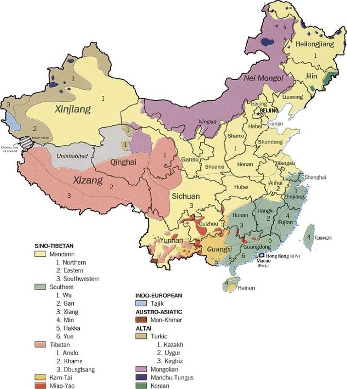 - نمودار و نقشه که چین امروز را توصیف می‌کنند
