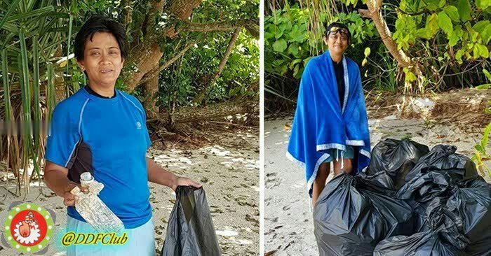 شاهزاده مالزی تولد ۵۲ سالگی اش را با تمیز کردن ساحل جشن گرفت.. به این میگن آقازاده😜