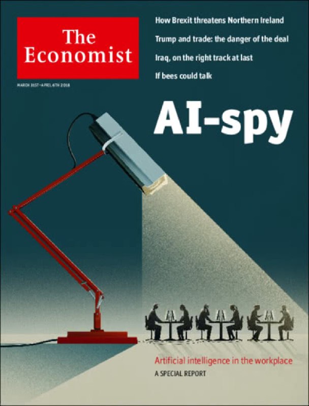 ⁠🔹نشریه اکونومیست در جدیدترین شماره خود به تاریخ ۳۱ مارس جاسوسی با استفاده از هوش مصنوعی را مورد توجه قرار داده و گزارشی ویژه در م