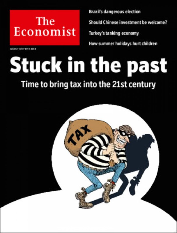 اکونومیست در تازه‌ترین شماره خود با انتخاب عنوان «چسبیدن به گذشته» موضوع مالیات را مورد بررسی قرار داده و از مالیات ستانی در قرن ۲