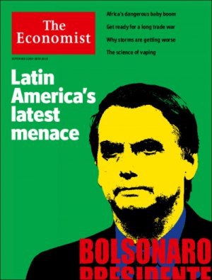 هفته نامه اکونومیست در آخرین شماره خود به بررسی «آخرین تهدید آمریکای لاتین»، یعنی احتمال ریاست جمهوری بولسونارو کاندیدای راست افرا