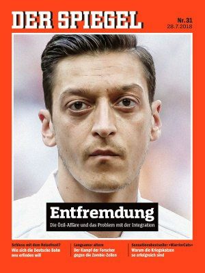 «بیگانگی» تیتری است که اشپیگل برای تصویر مسعود اوزیل ستاره فوتبال آلمان در شماره اخیر خود برگزیده و به اتفاقات خداحافظی او اشاره د