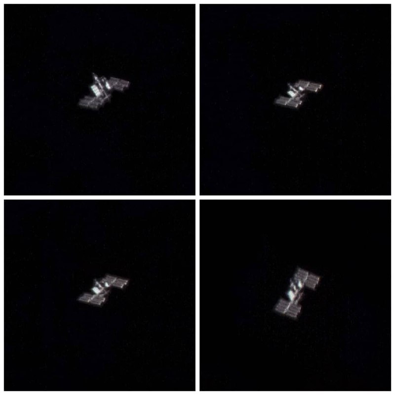 ایستگاه فضایی بین المللی از والاسی. شنبه ۱۷ فروردین ۹۸‌. ‌‌