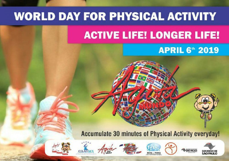 ۶ آوریل روز جهانی فعالیت جسمانی.. با شعار:. زندگی فعال!