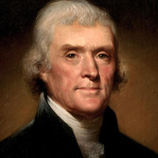 📍Thomas Jefferson. 🔹توماس جفرسون یکی از متفکرین اصلی و بنیانگذاران آمریکا