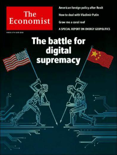 🔸طرح جلد شمارۀ اخیر اکونومیست؛ «نبرد برای سلطۀ دیجیتالی»