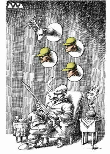 کارتون زیبای مانا نیستانی در سوگ شهادت سه محیط بان در عرض یک هفته. ساحت زیست