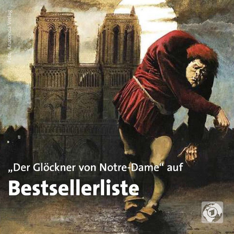 🔹 «گوژپشت»، اثر ویکتور هوگو پس از آتش سوزی کلیسای نوتردام پاریس بار دیگر به یکی از پرفروش‌ترین کتابها در سایت آمازون تبدیل شد …