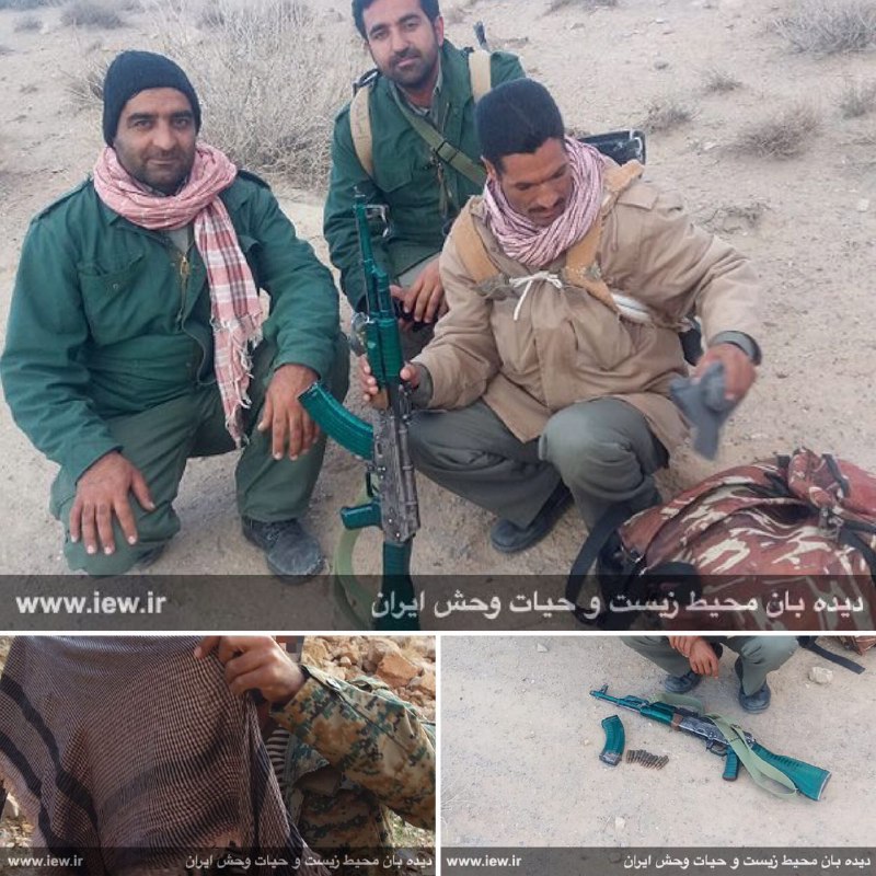یک اسلحه کلاشینکف و ١٢ فشنگ از شکارچیان متخلف در زیرکوه پیش از اقدام به شکار کشف و ضبط شد …دیده بان محیط زیست و حیات وحش ایران