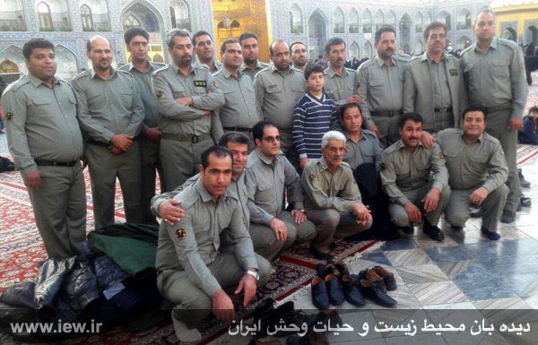 محیطبانان استان سمنان جشن ولادت رسول اکرم (ص) را در حرم مطهر ضامن آهو (ع) برگزار نمودند …دیده بان محیط زیست و حیات وحش ایران