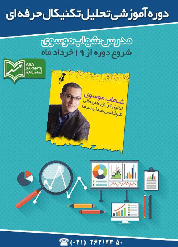 ‌ باتوجه به استقبال گسترده از دوره آموزشی تحلیل تکنیکال مقدماتی و حرفه‌ای استاد شهاب موسوی و مهندس وحید درزی دوره بار دیگر تمدید ش