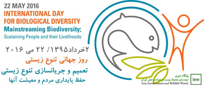 روز جهانى تنوع زیستى گرامى باد.. دیده بان محیط زیست