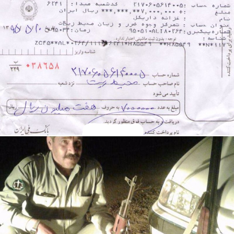 عامل شکار غیرمجاز هفت باقرقره در تویسرکان دستگیر و پس از واریز هفت میلیون ریال جریمه ى محیط زیست به دادگاه معرفی شد