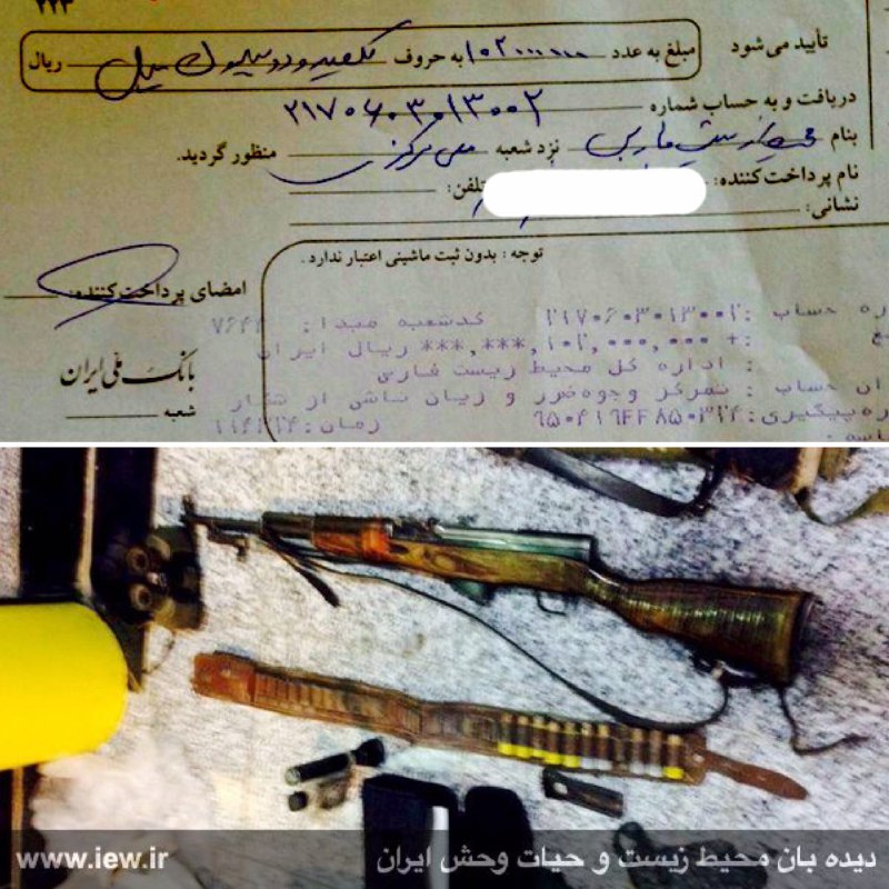 شکارچیان غیرمجاز یک بز وحشی و یک تیهو بهمراه یک قبضه اسلحه جنگی سیمینوف در شهرستان خنج دستگیر و پس از واریز ۱۰۲ میلیون ریال جریمه 