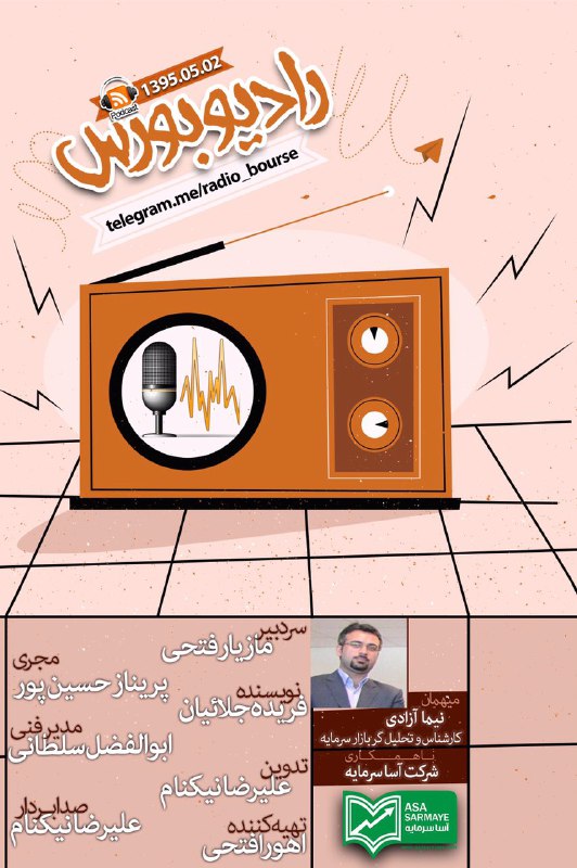 پادکست ۱۰ مرداد ۱۳۹۵ رادیو بورس.. مصاحبه با نیما آزادی