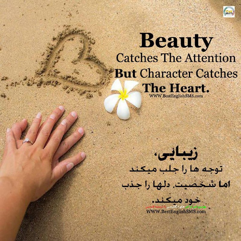 زیبایی، توجه‌ها را جلب میکند اما شخصیت، دلها را جذب خود میکند …Join Us👇🌷