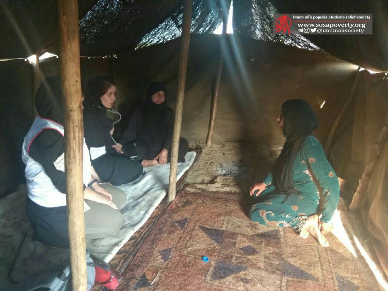 ✅ ماماهای داوطلب جمعیت امام علی به ویزیت زنان آسیب دیده از سیل در روستاهای توابع حمیدیه پرداختند