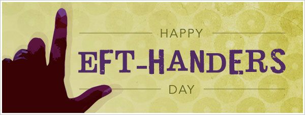 Happy Left Handers Day. 🌺. روز جهانی چپ دستها مبارک 🌺