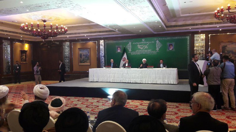📸: سخنرانی رئیس جمهور در جمع علما و رهبران جامعه اسلامی در