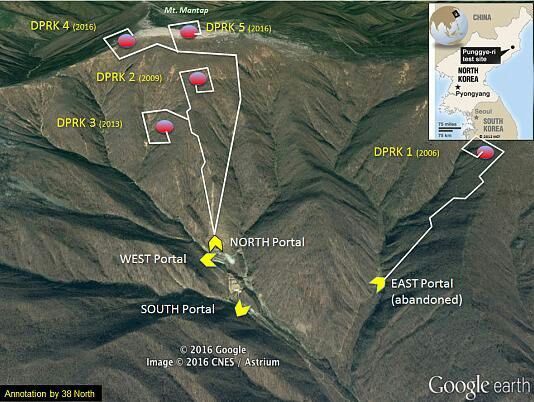 🔴 خبر فوری.. 🔴 کره شمالی تونل‌های سایت هسته‌ای خودش در «پونگی-ری» را منفجر کرد