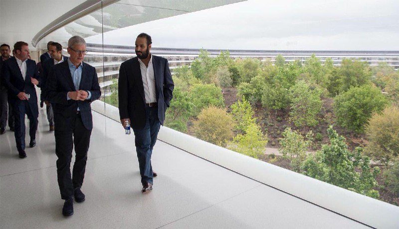 وزارت خارجه عربستان: بن سلمان در بازدید از شرکت اپل، امکان مشارکت در برخی پروژه‌ها و فرصتهای شغلی و آموزش را مورد بحث قرار داد