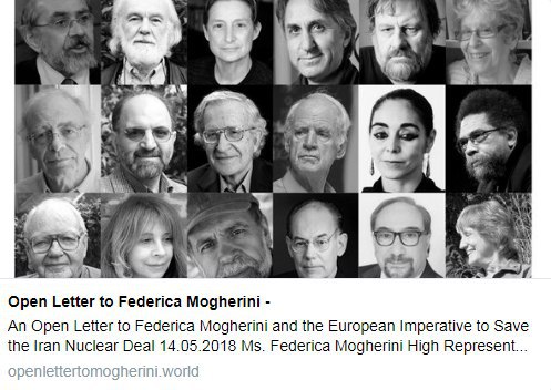 ‍ ✔️ایسنا: بیش از ۱۸۰ چهره سرشناس و برجسته ایرانی و خارجی در نامه‌ای سرگشاده به مسئول سیاست خارجی اتحادیه اروپا، از وی خواستند تا 