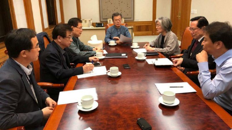 🔘 تشکیل جلسه کمیسیون امنیت ملی کره جنوبی پس از لغو دیدار رهبران آمریکا و کره شمالی!