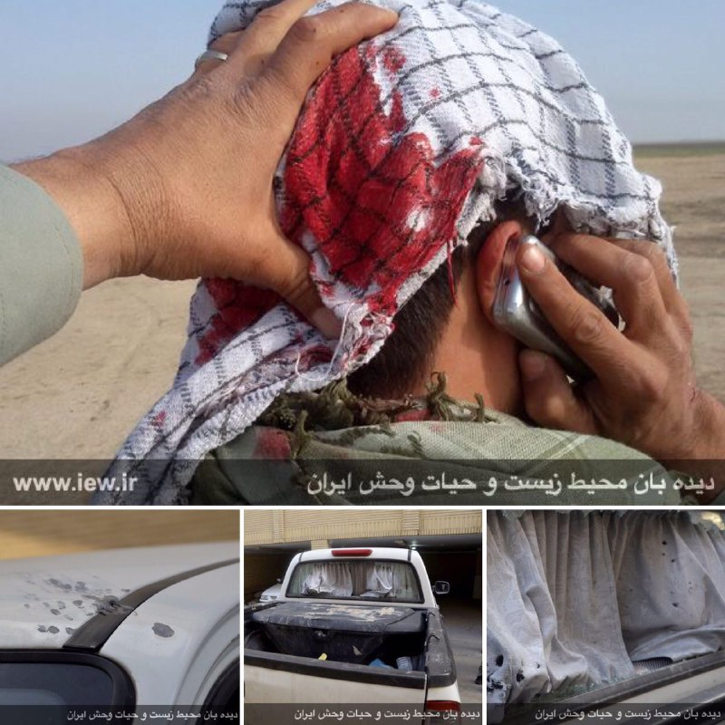 سه محیطبان خوزستان درجریان درگیری مسلحانه با شکارچیان متخلف هدف گلوله قرارگرفته و مجروح شدند.. www