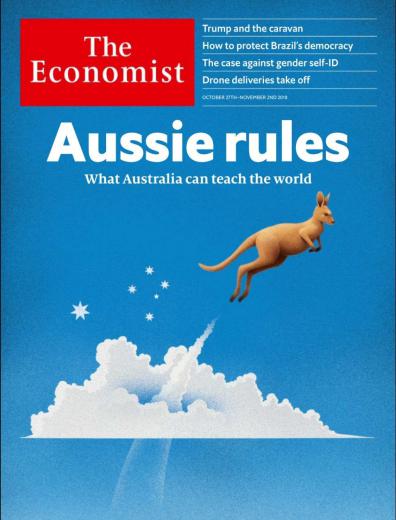 جهان چه چیزی از استرالیا می‌تواند یاد بگیرد؟. مجله اکونومیست ۲۷ اکتبر ۲۰۱۸