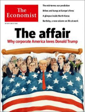 جدیدترین شماره اکونومیست با تیتر «رابطه» به بررسی این موضوع پرداخته که چرا مدیران آمریکایی فکر می‌کنند ترامپ برای تجارت خوب است؛ ا