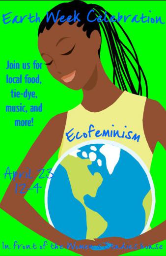 پوستر روز جهانی اکوفمنیسم در سال ۲۰۰۹
