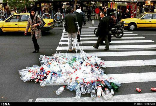 اعتراض شهروند تهرانی به تولید زباله